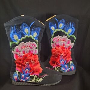 Embroidered Boots